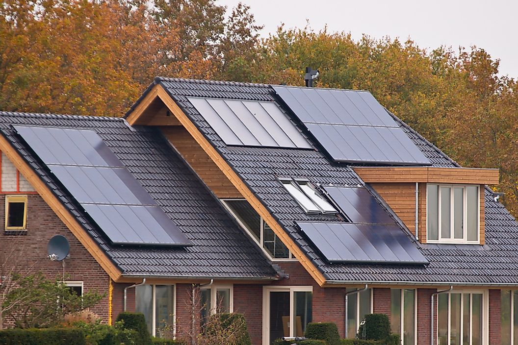 Photovoltaic cells help homeowners convert sunlight to energy.