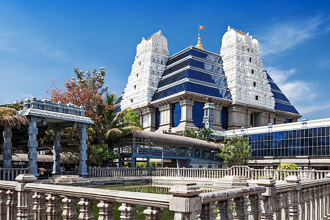 The International Society for Krishna Consciousness in Bangalore, India. 