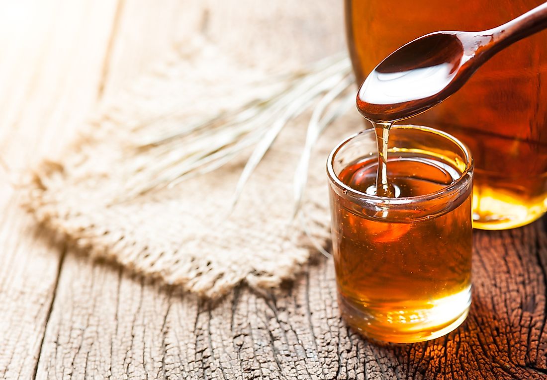 Maple syrup is a popular ingredient used in baking or as a flavoring agent or sweetener.