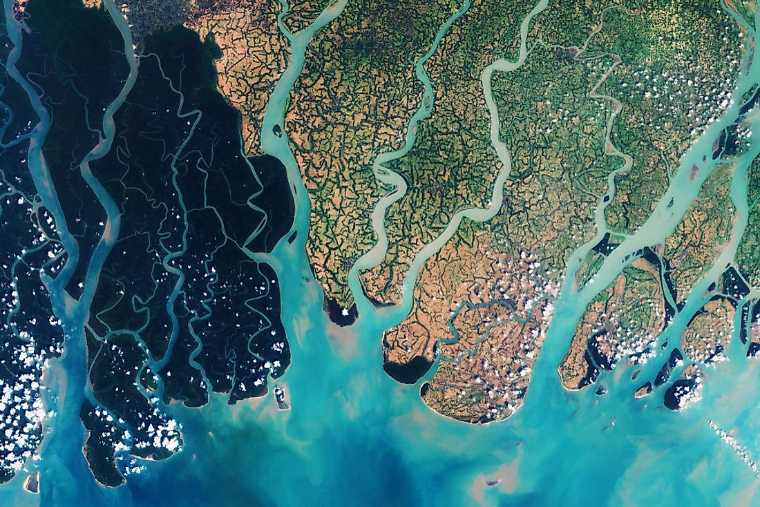 The Sundarbans in Bangladesh is a UNESCO World Heritage Site. 