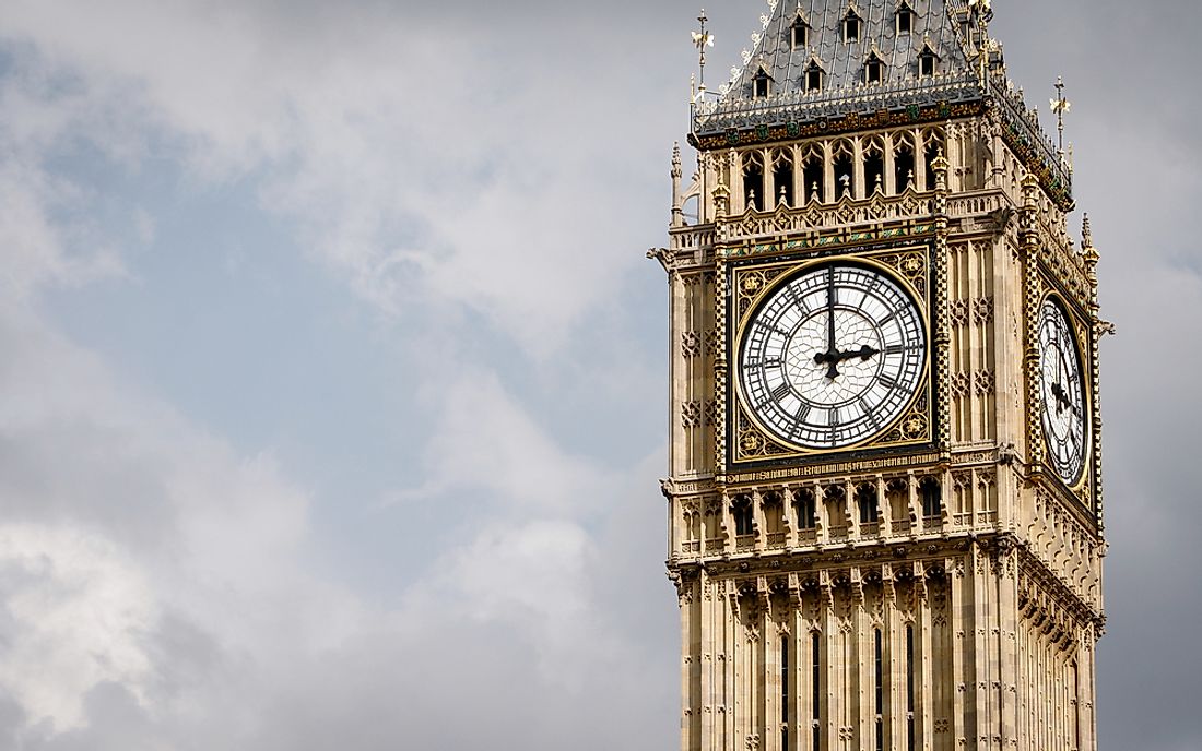 The name "Big Ben" actually refers to the bell inside the clock tower. 