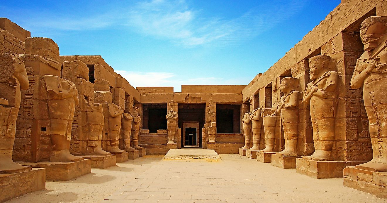  Ancient ruins of Karnak temple in Luxor. Egypt. Image credit: Zbigniew Guzowski/Shutterstock.com