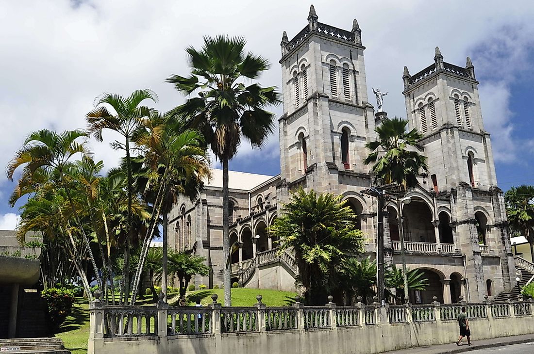 A cathedral in Suva, the capital of Fiji. 