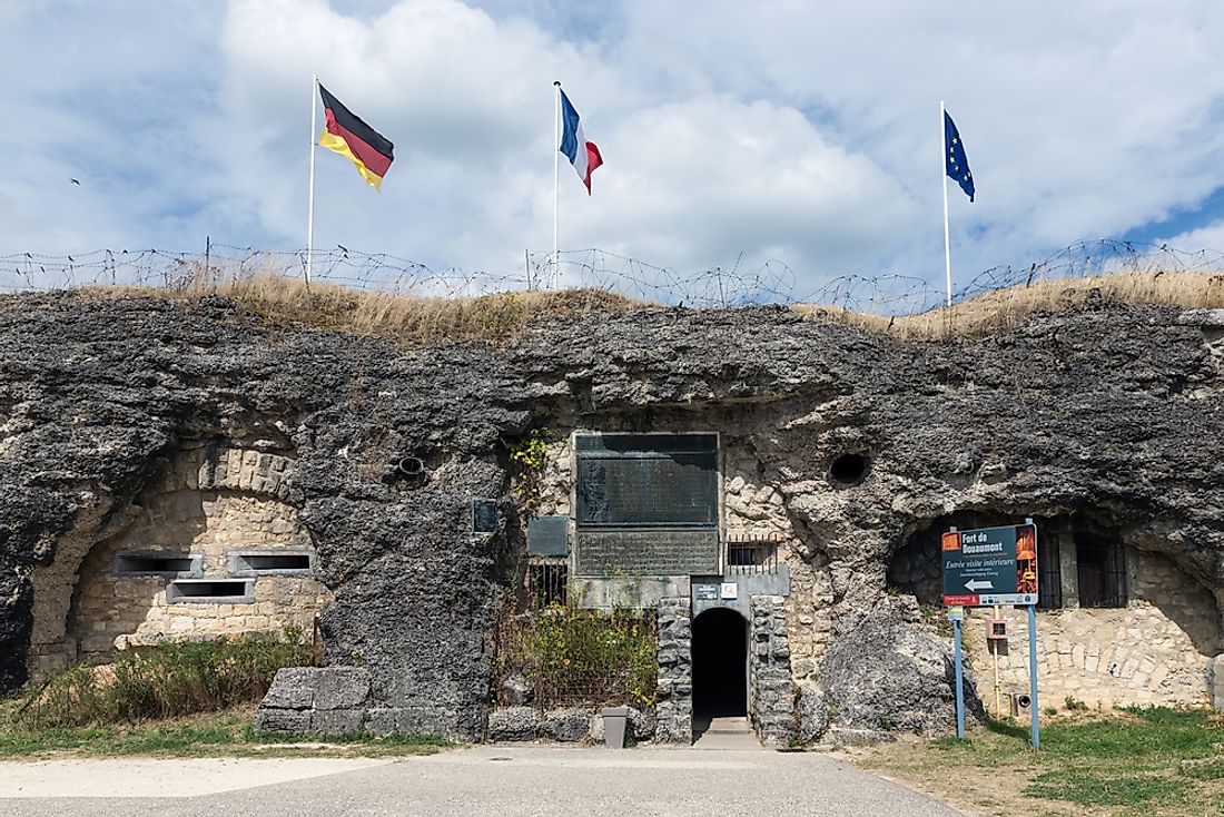 Fort Douaumont, one of the forts around Verdun. Editorial credit: T.W. van Urk / Shutterstock.com