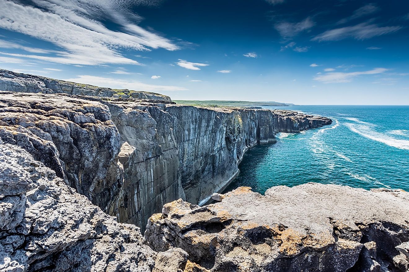 Spectacular landscape of the Burren region of County Clare, Ireland.