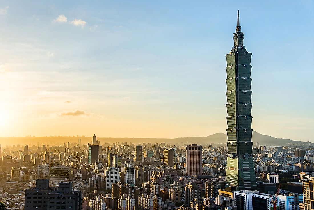 During the last half of the 20th century, Taiwan experienced immense economic growth. Editorial credit: kikujungboy / Shutterstock.com.