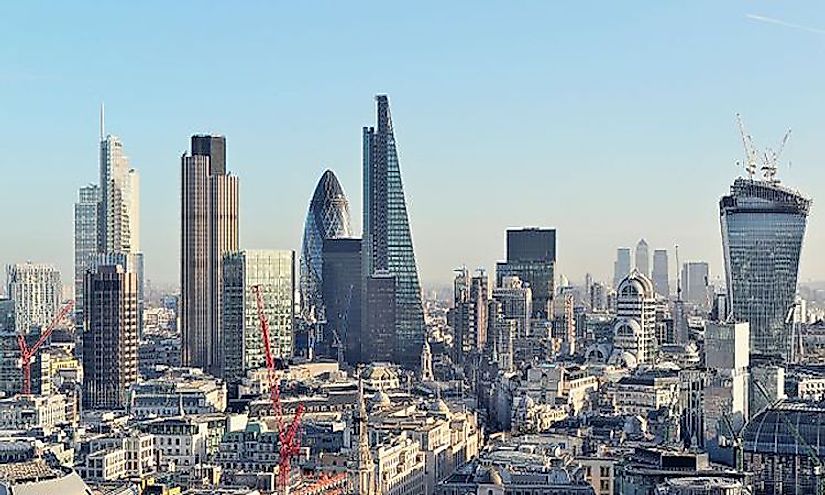  The City of London, United Kingdom is the economic capital of the country.