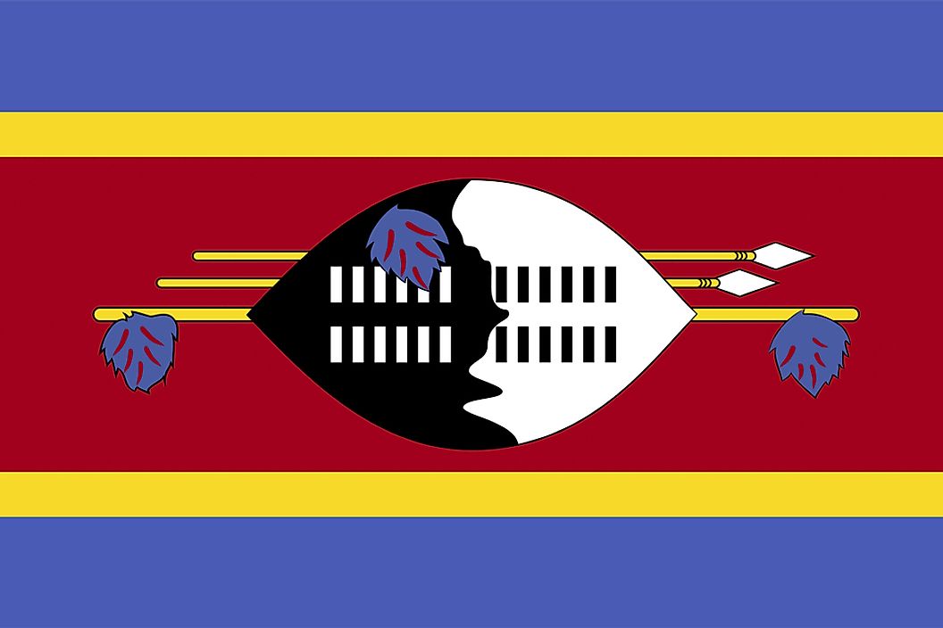 The flag of Swaziland.