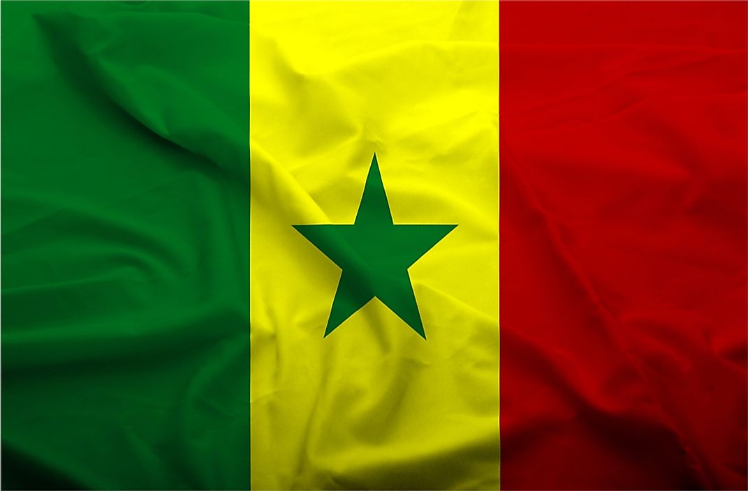 The flag of Senegal.
