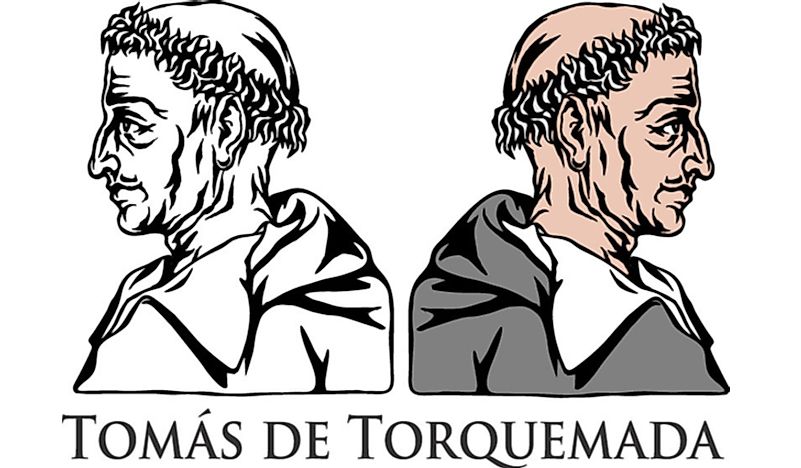 An illustration of Tomas de Torquemada. 