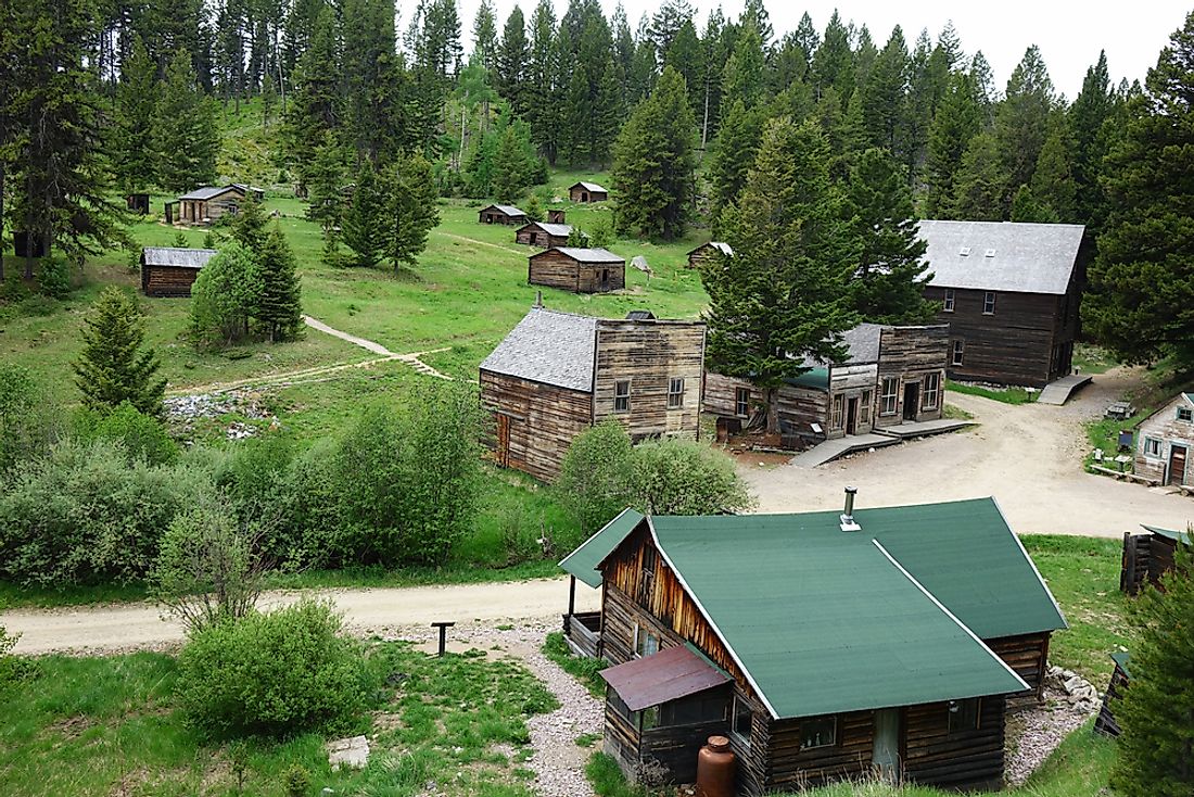 Garnet is one of the most intact ghost towns in the United States. 