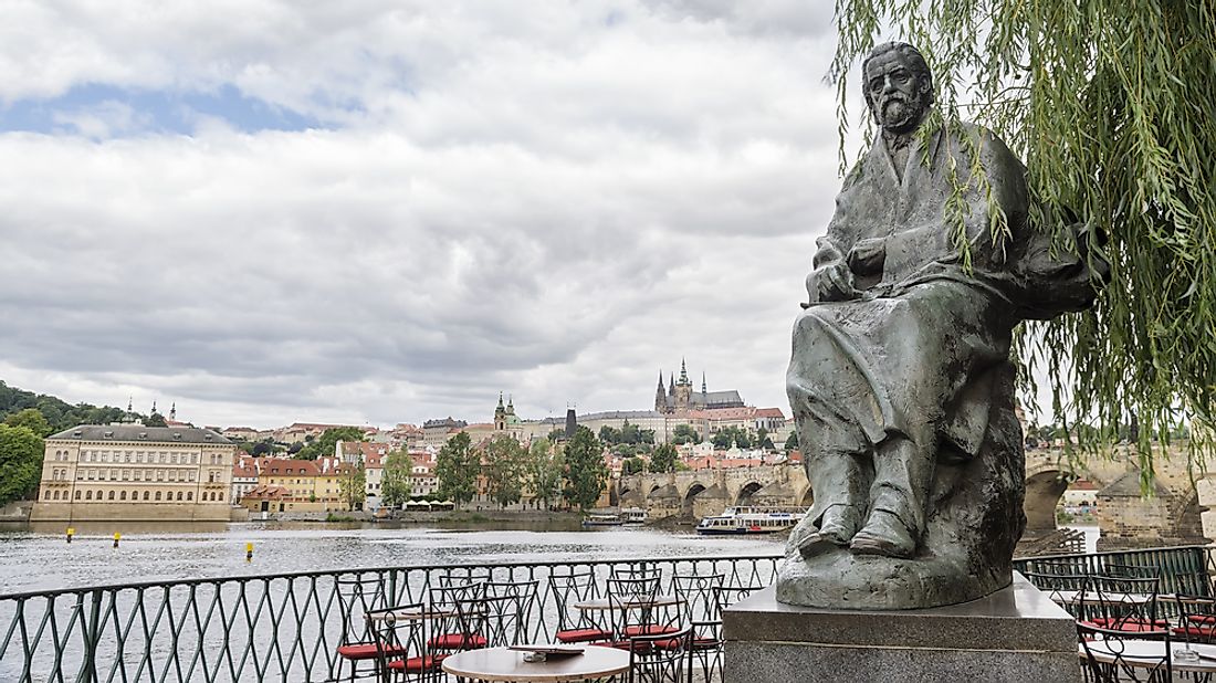 A statue of Bedrich Smetana in Prague. Editorial credit: Photo Oz / Shutterstock.com. 