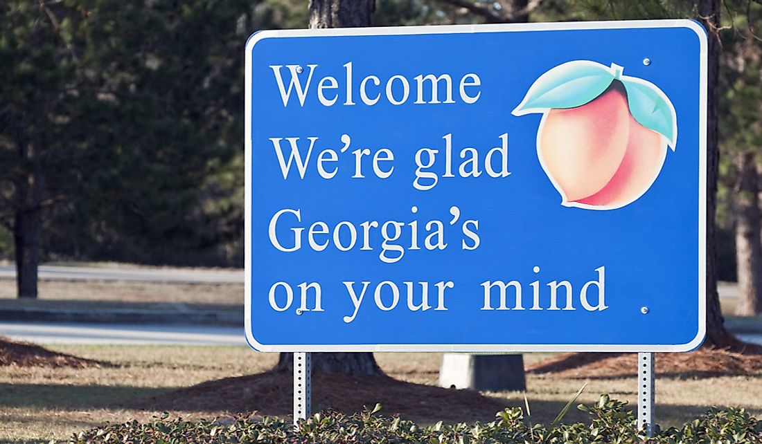Georgia is known as the peach state.