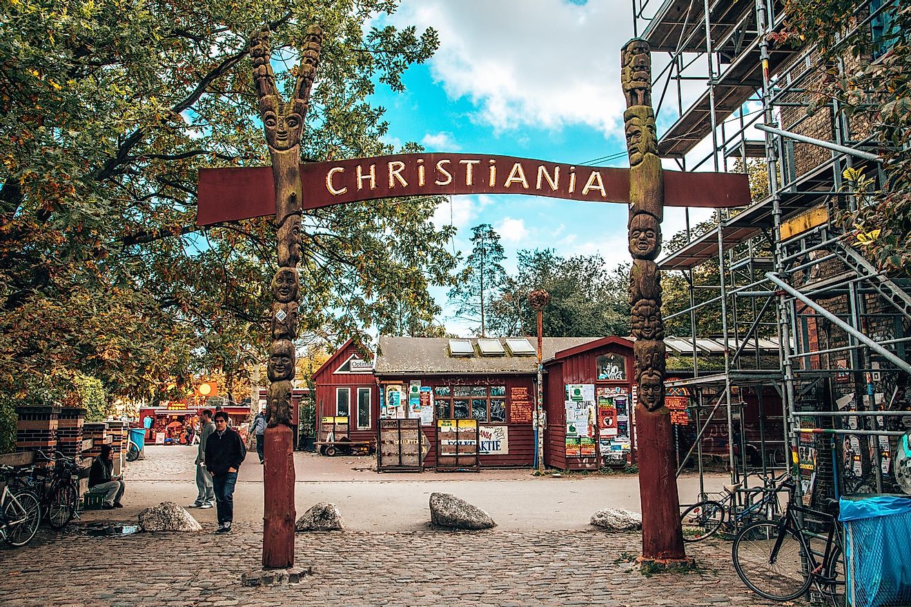 The main entrance to Freetown Christiania. Image credit: Ingus Kruklitis/Shutterstock