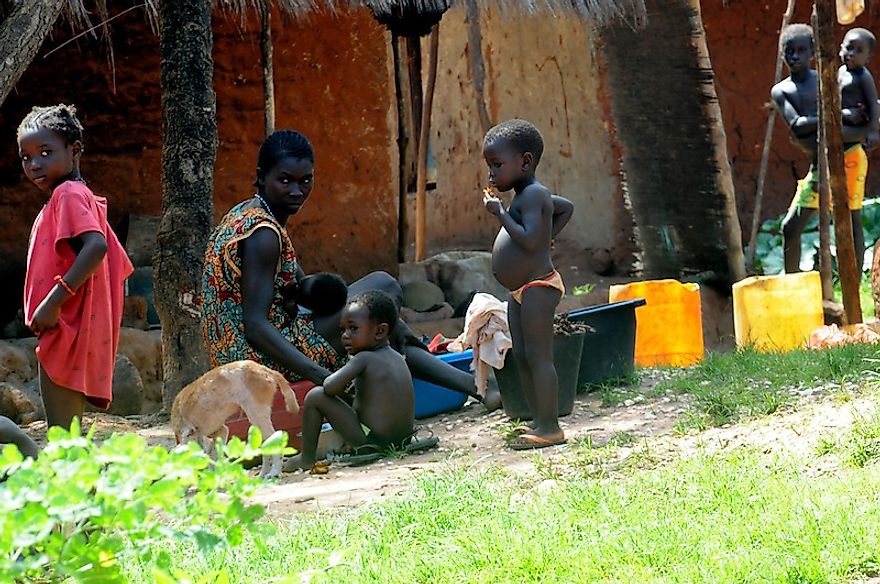 Extreme poverty is widespread in many parts of Africa and living conditions are quite poor.