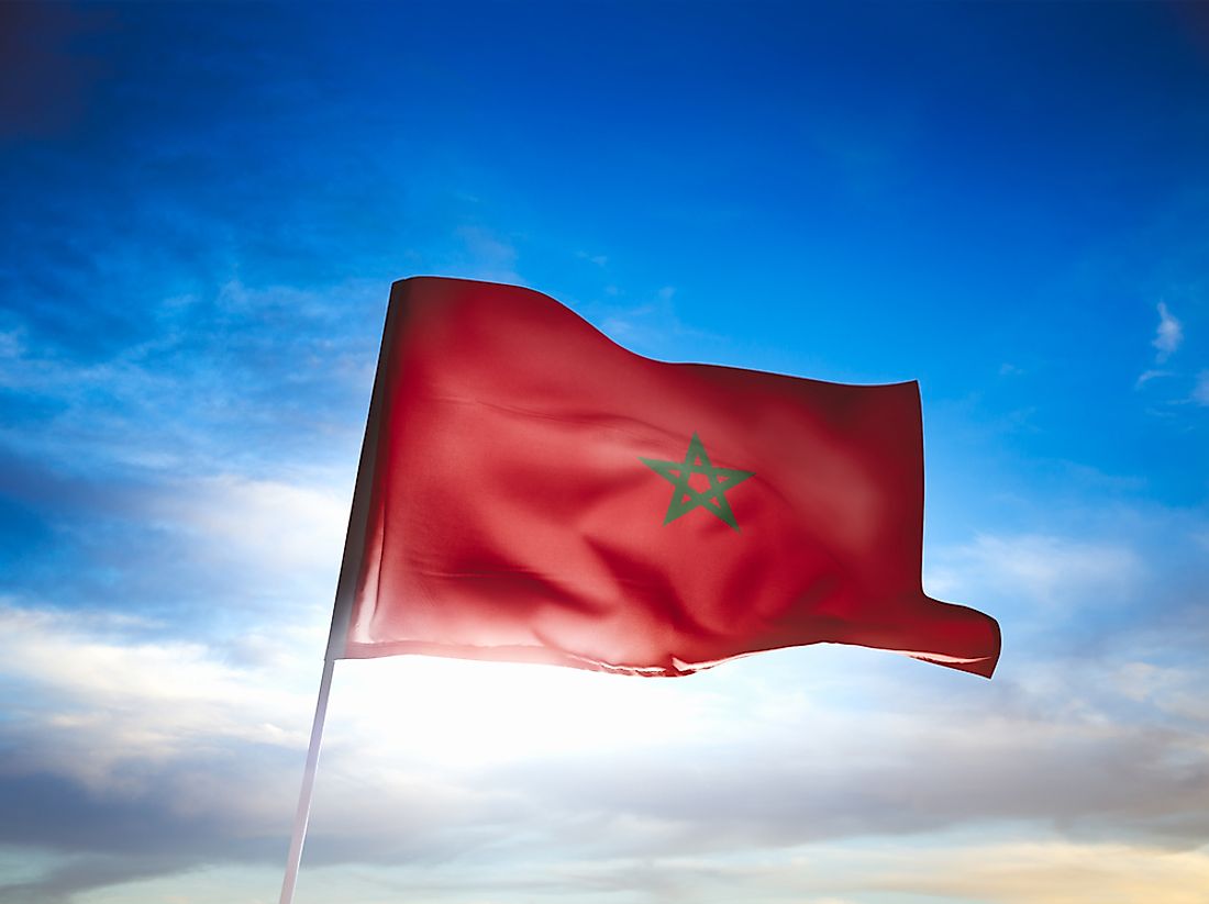 Morocco ranks as the world's most patriotic country. 