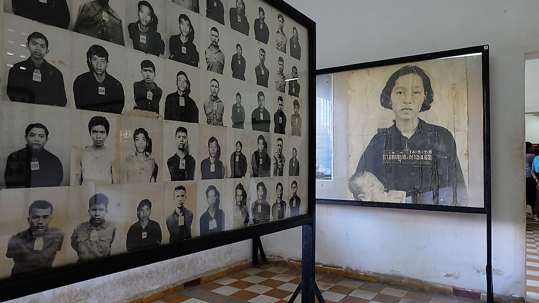 A view of the Toul Sleng Genocide Museum in Cambodia. Editorial credit: Thanachet Maviang / Shutterstock.com. 
