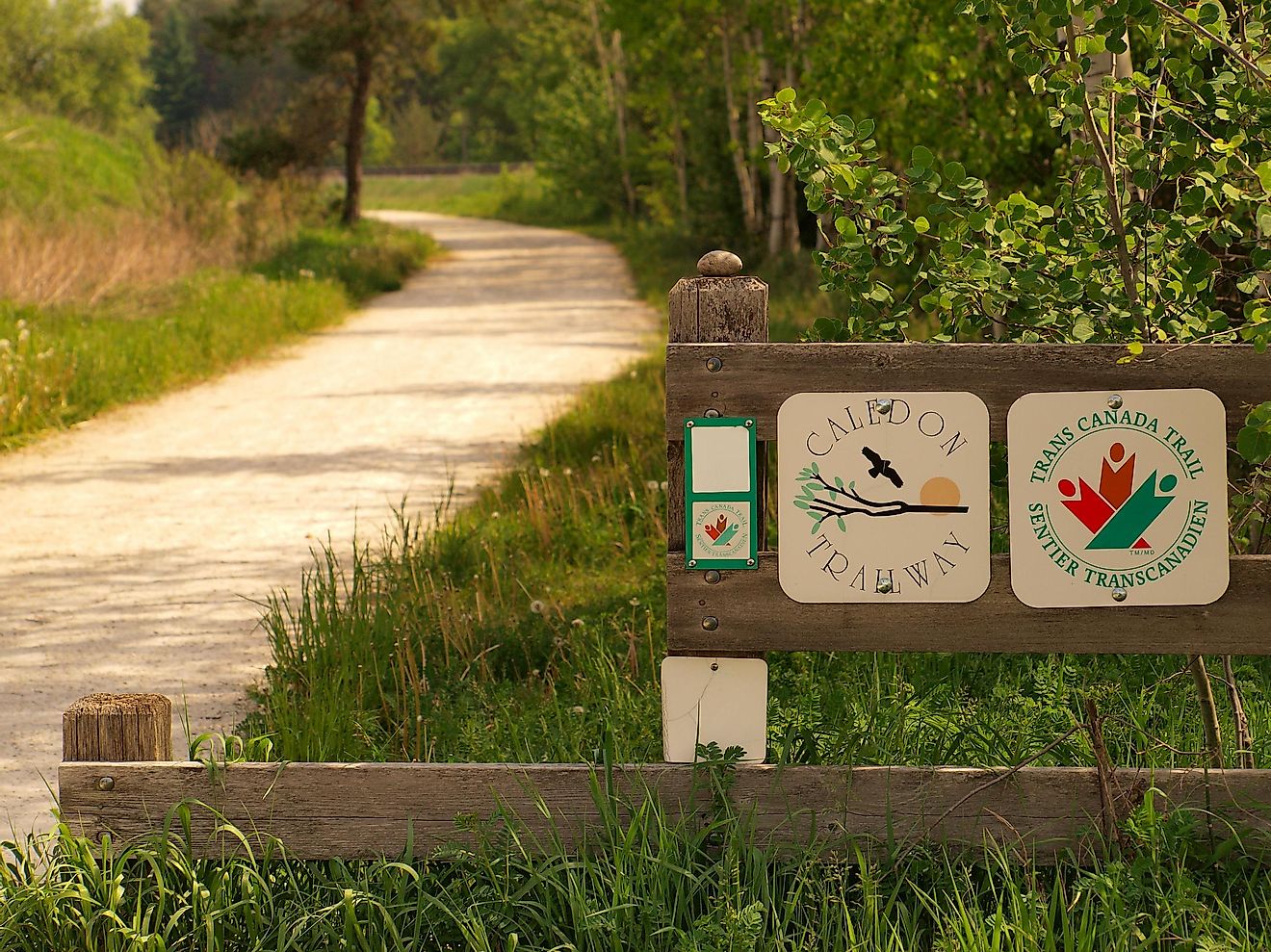 The Trans Canada Trail, the longest hiking trail in the world.