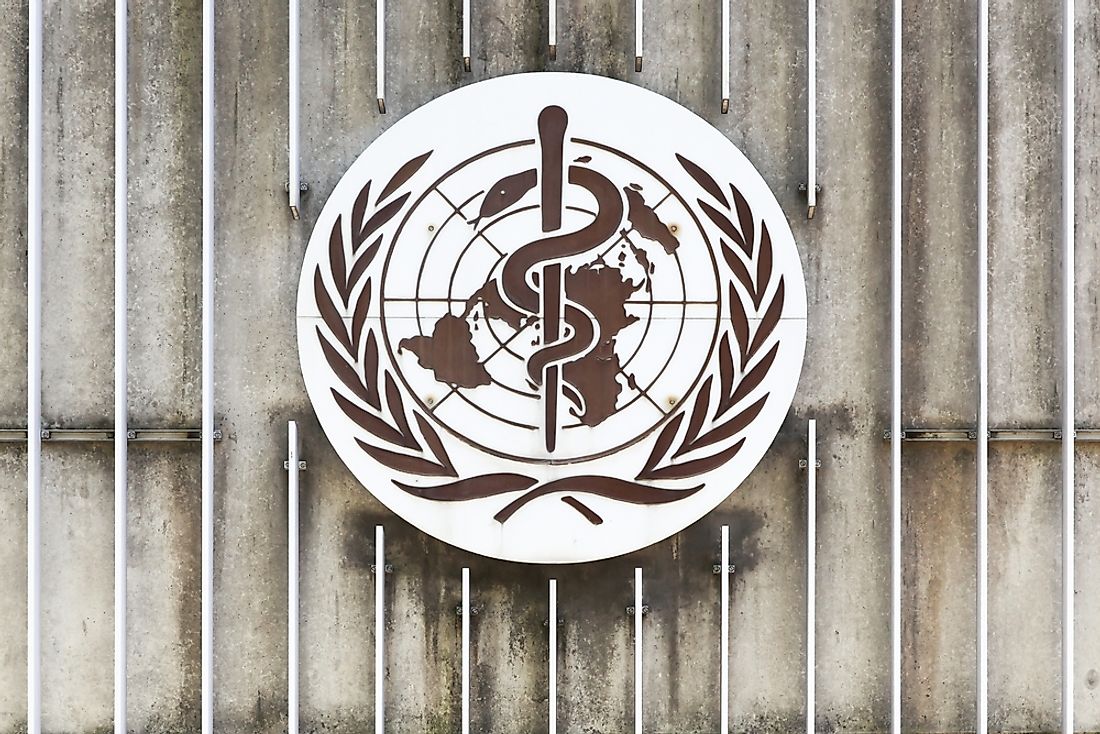 The WHO logo. Editorial credit: ricochet64 / Shutterstock.com. 
