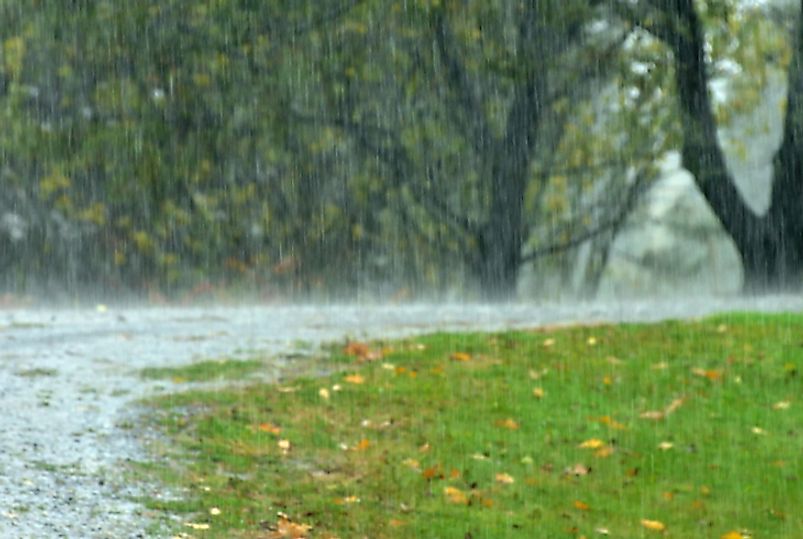 Coalescence, the merging of two of more rain droplets into a single larger droplet, is a main factor in torrential rain.