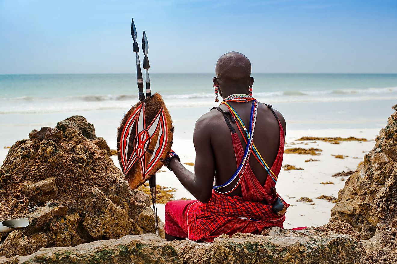 Portrait of a Maasai warrior in Africa. Image credit: Juliya Shangarey/Shutterstock.com