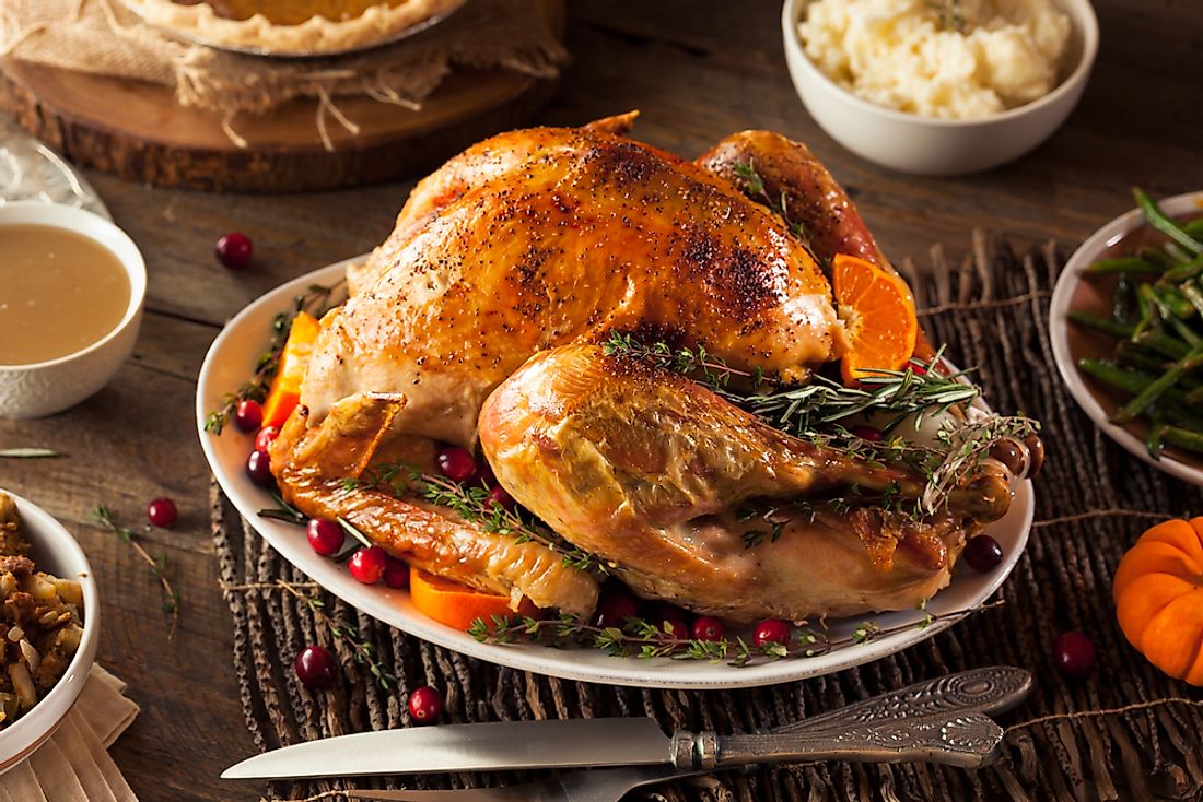 Turkey is the traditional meal during Thanksgiving in the United States. 