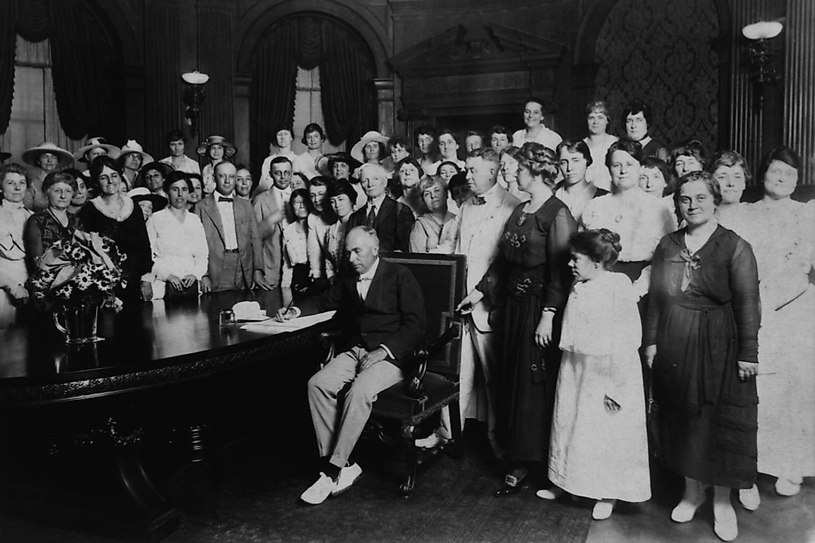 On January 6, 1920, Missouri became the 11th state of the then required 36 to ratify the 19th amendment.