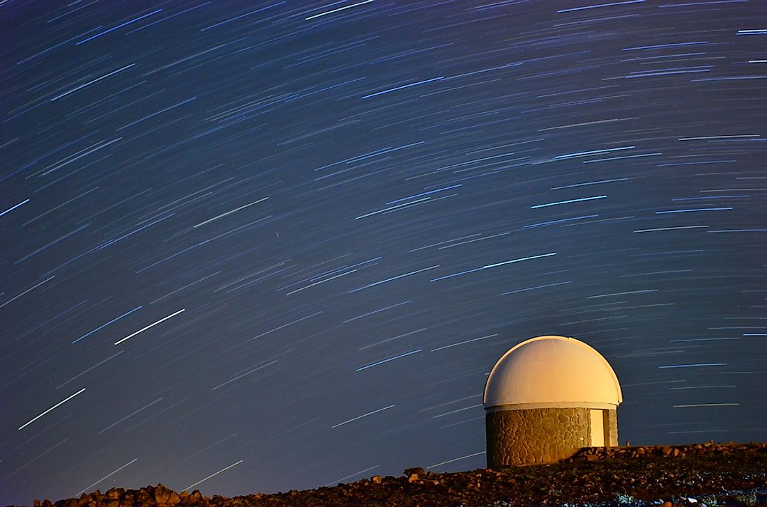 An observatory in the Atacama desert. 