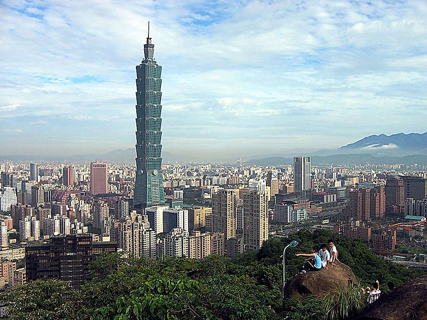 The tallest building in Taiwan, the Taipei 101, also hosts the speediest elevator in the world.