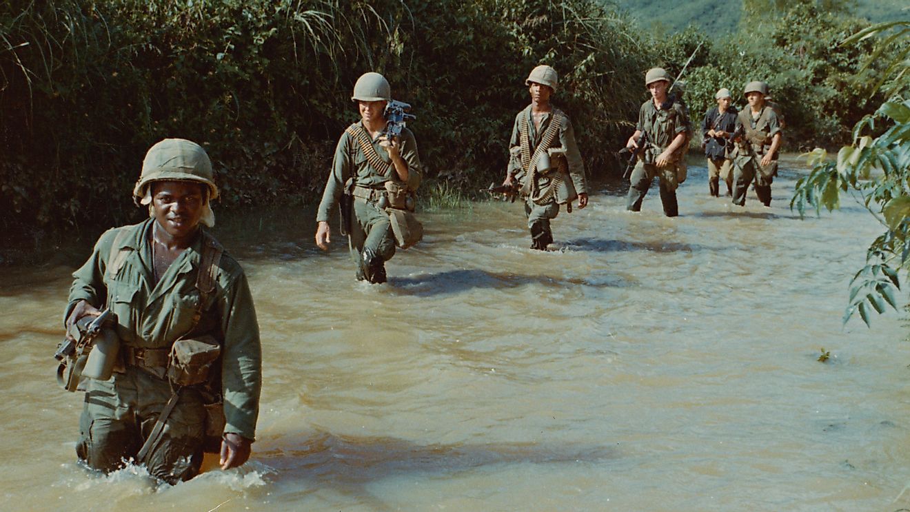 The Vietnam War took place from 1954 to 1975. Image credit: PBS