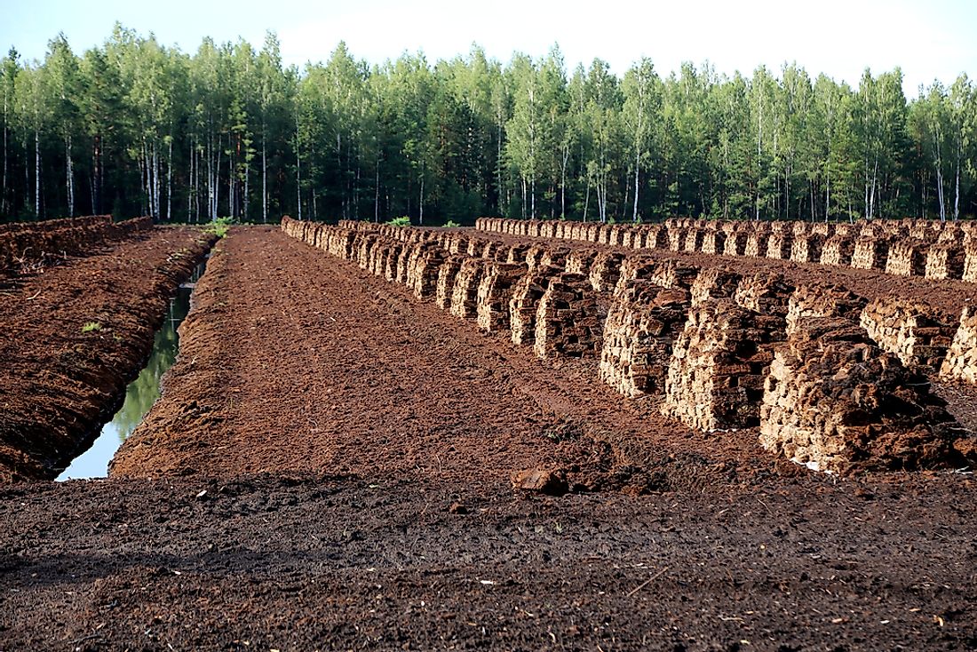 Peat is an important nonrenewable source of energy that most countries produce.