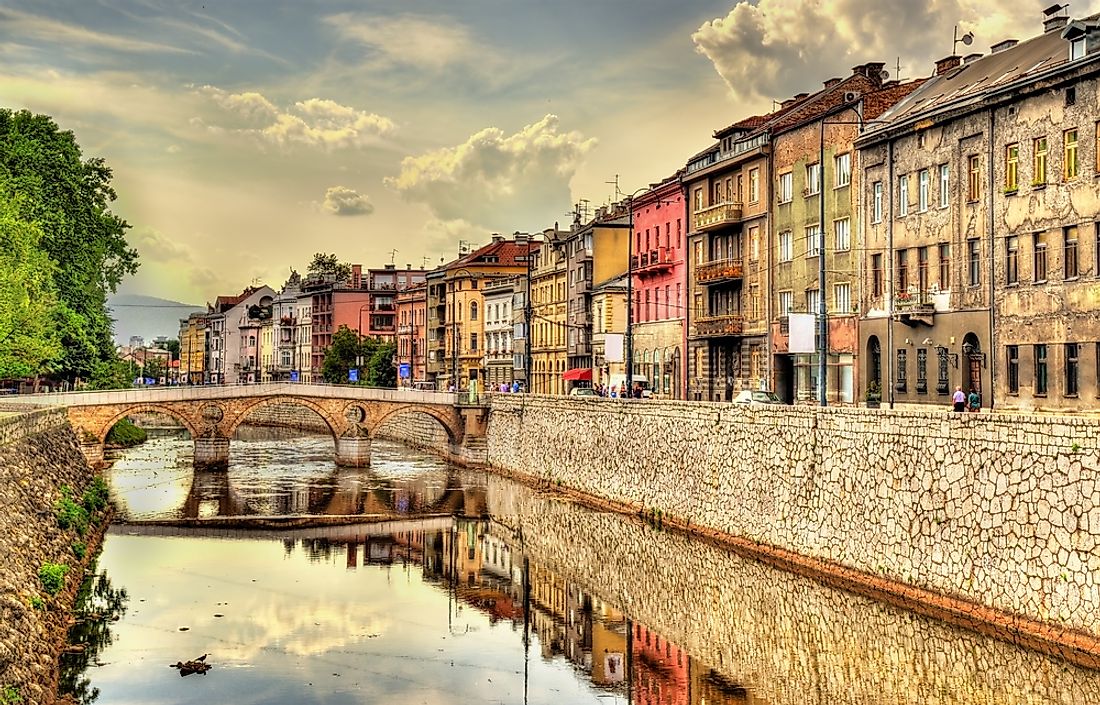 Sarajevo, Bosnia and Herzegovina. The country of Bosnia and Herzegovina is one of the least visited in Europe. 