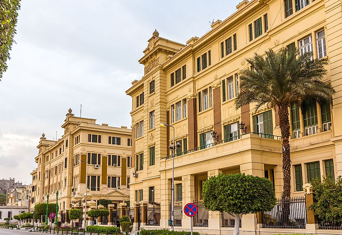 The residence of the President of Egypt, called Abdeen Palace. 
