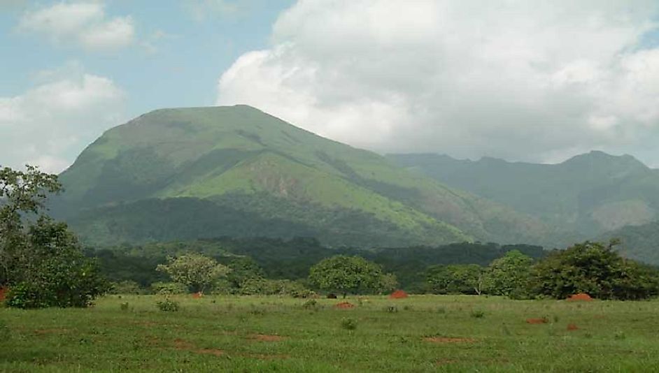 Mount Richard-Molard reaches high into the sky as the highest point in the Mount Nimba Strict Nature Reserve.