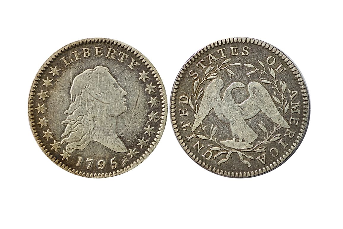 The Flowing Hair Dollar, minted in 1794, was sold for $10,016875 in 2013.