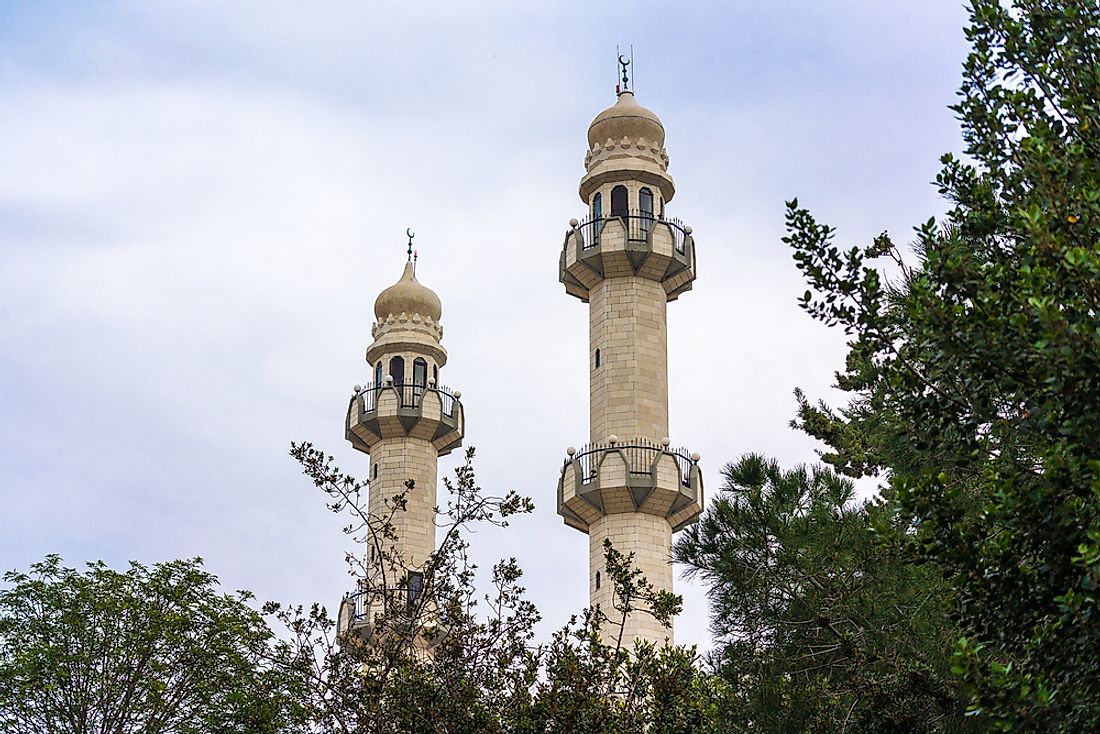 An Ahmadiyya mosque in Kababir, Israel. 