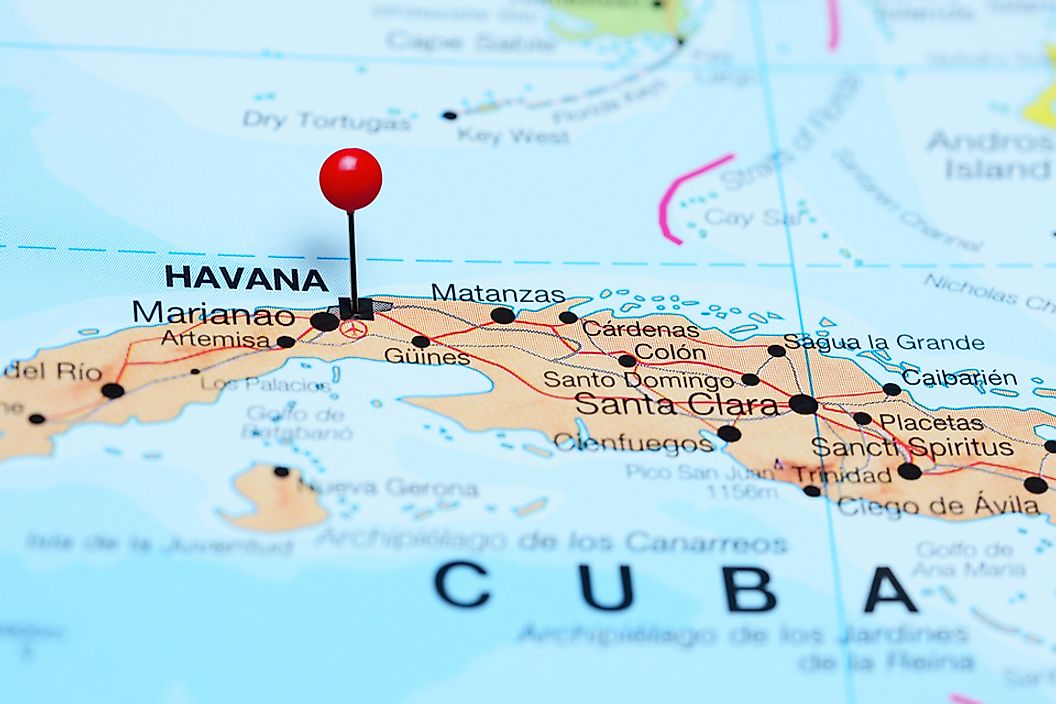 Most flights between Miami and Cuba land in Havana.