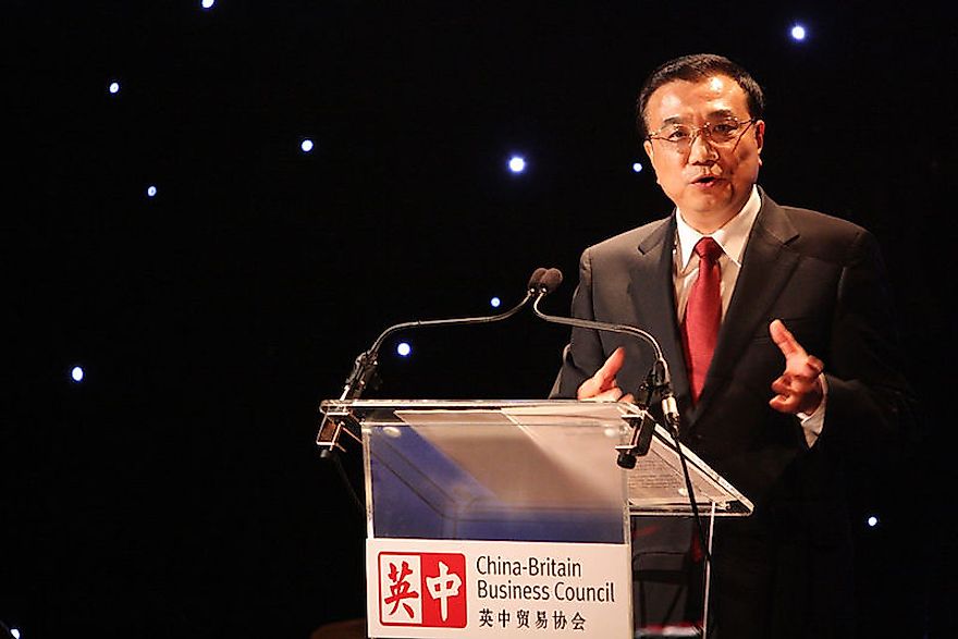 Li Keqiang, the current Premier of the People's Republic of China.
