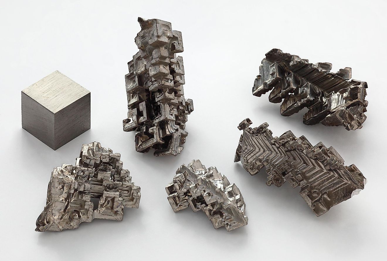 Crystals Of Bismuth