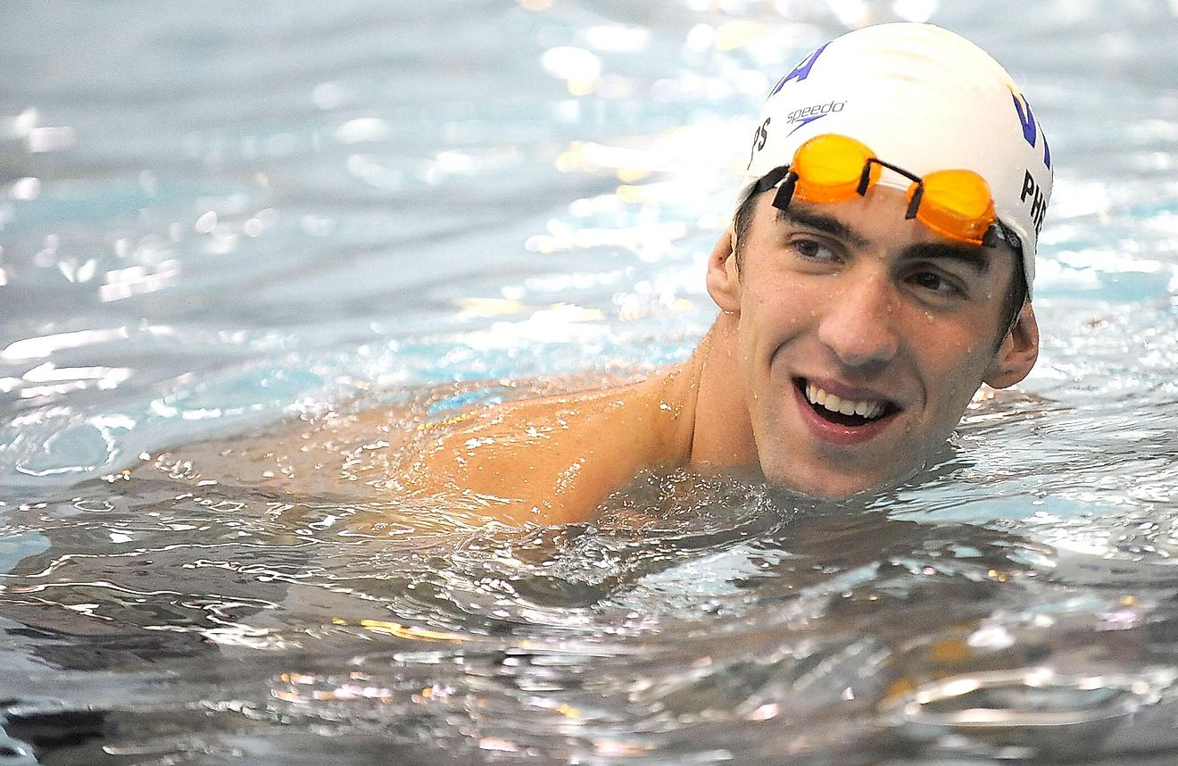Michael Phelps is the most decorated Olympic athlete of all time.  Editorial credit: Everett Collection / Shutterstock.com