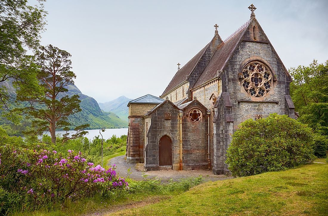 A Catholic church in Scotland. 