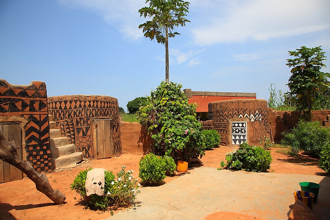 A village in Burkina Faso. 