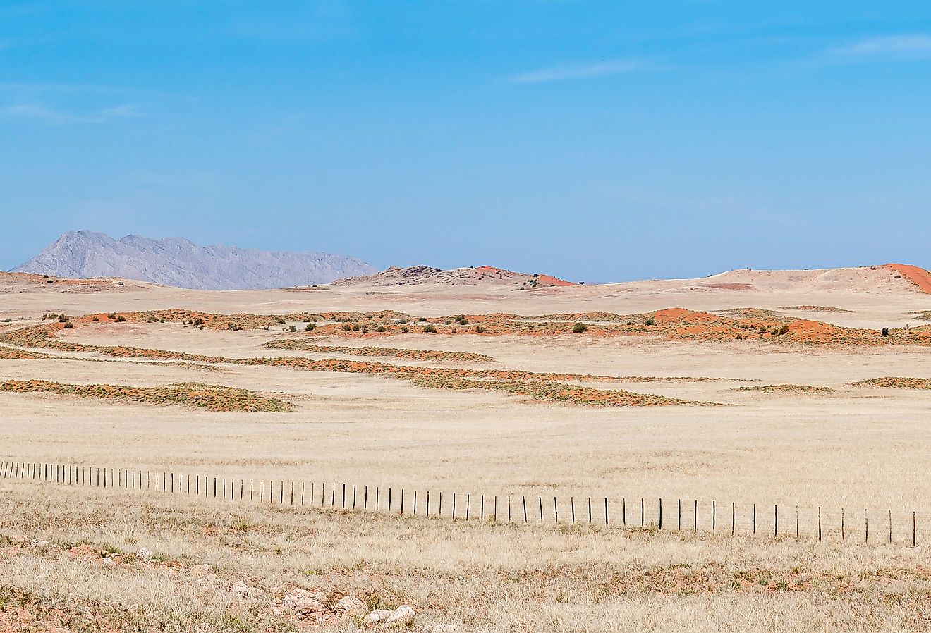 Panoramic view on road C14 just south of the Tropic of Capricorn, Egypt.