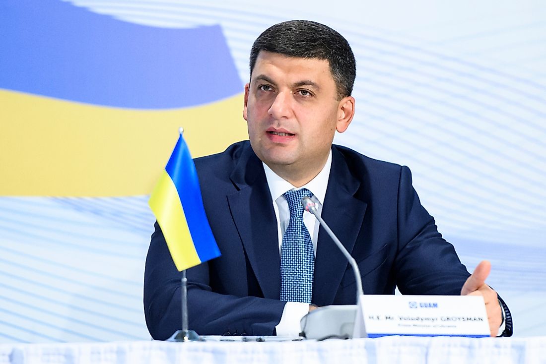 Volodymyr Groysman became the Ukrainian Prime Minister in 2016. Editorial credit: paparazzza / Shutterstock.com.