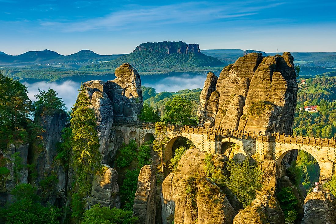 Saxon Switzerland National Park is one of Germany's most popular. 
