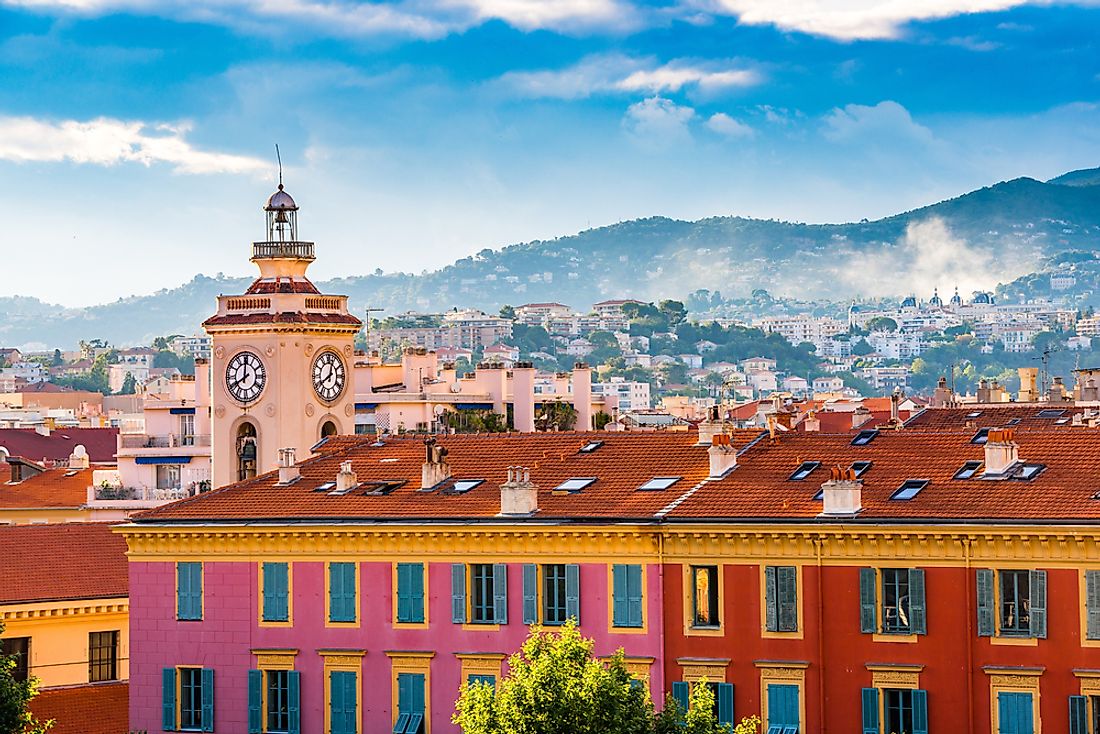 Nice, France. Nice is one of Europe's sunniest cities, even in the winter time. 