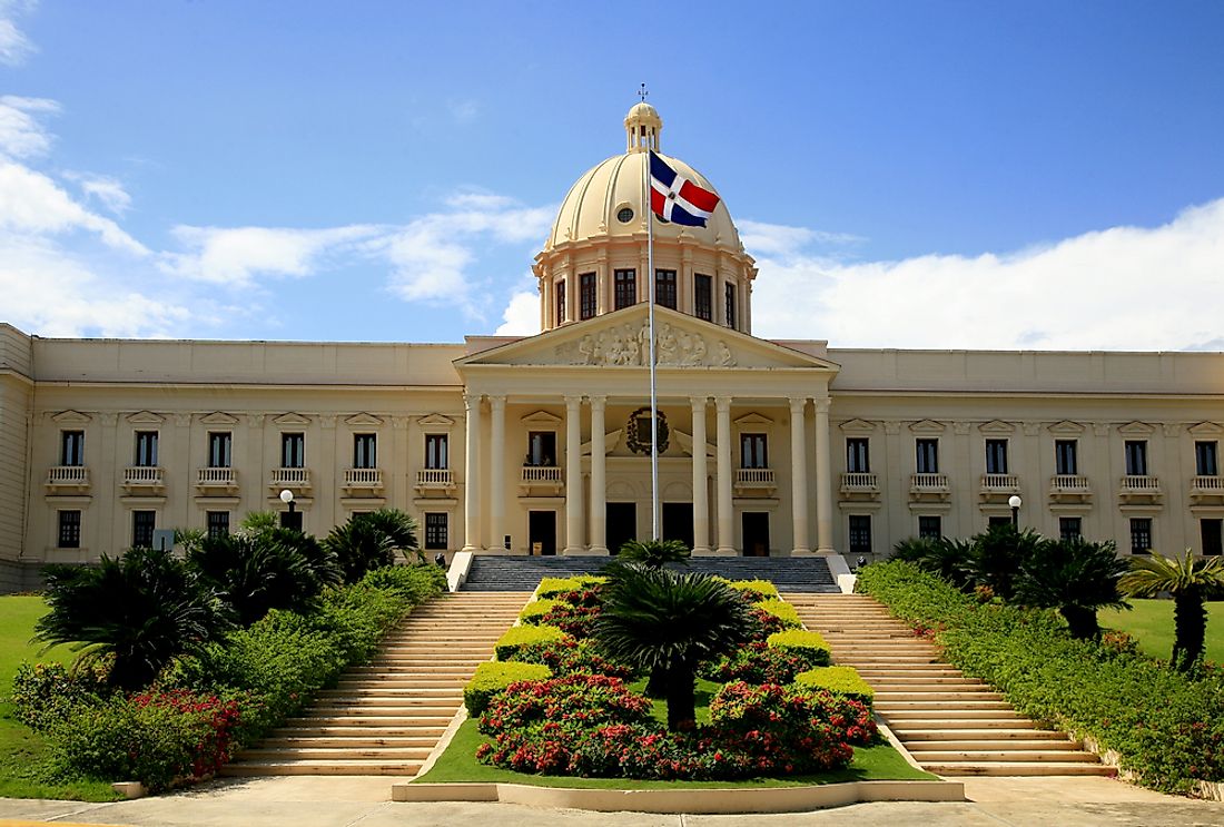 The Capitol Building of the Dominican Republic in Santo Domingo. 