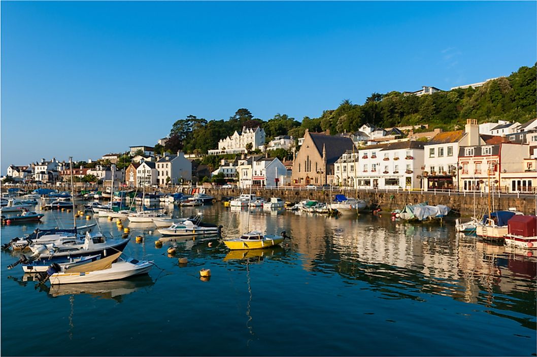 The port of Saint Aubin is located in Jersey, the largest of the Channel Islands.