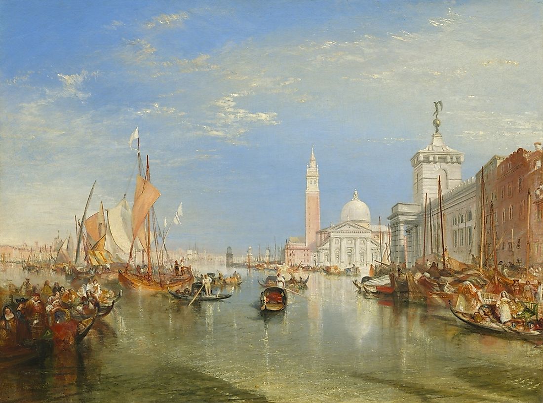 The Dogana and San Giorgio Maggiore by Joseph Mallord William Turner. 
