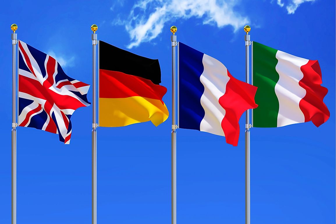 The EU4 comprises of the United Kingdom, Germany, France, and Italy. 